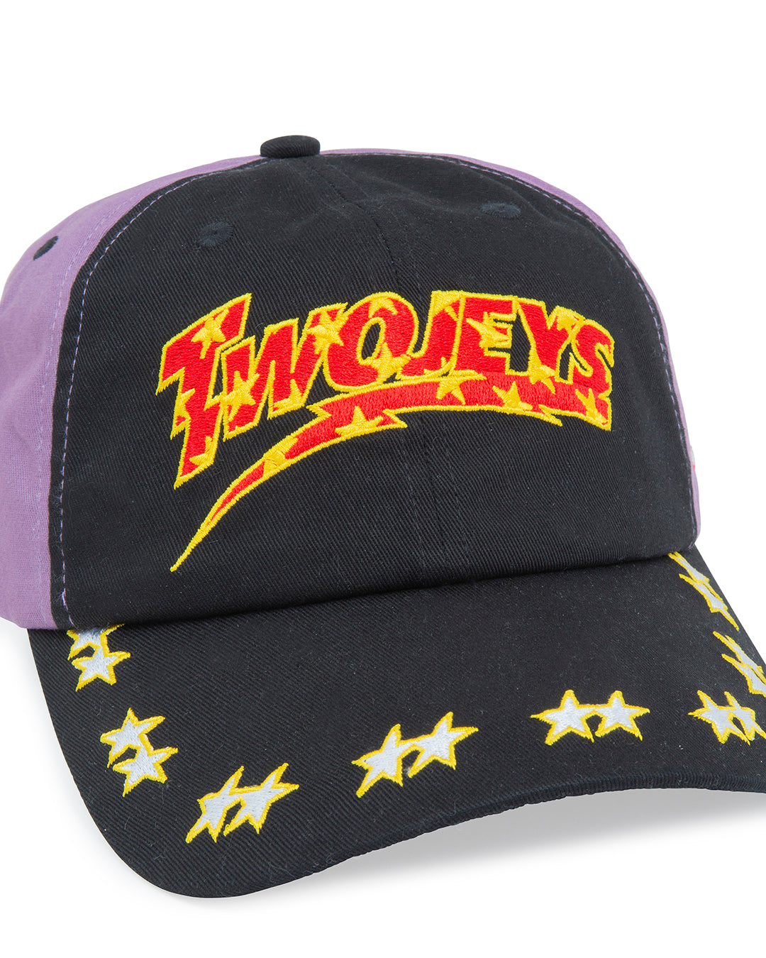 Embroidered Purple Dad Cap