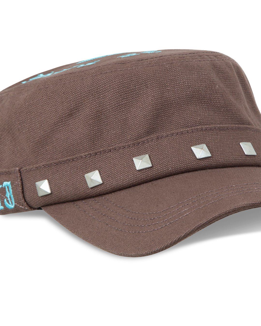 Studded Brown Guerrilla Cap