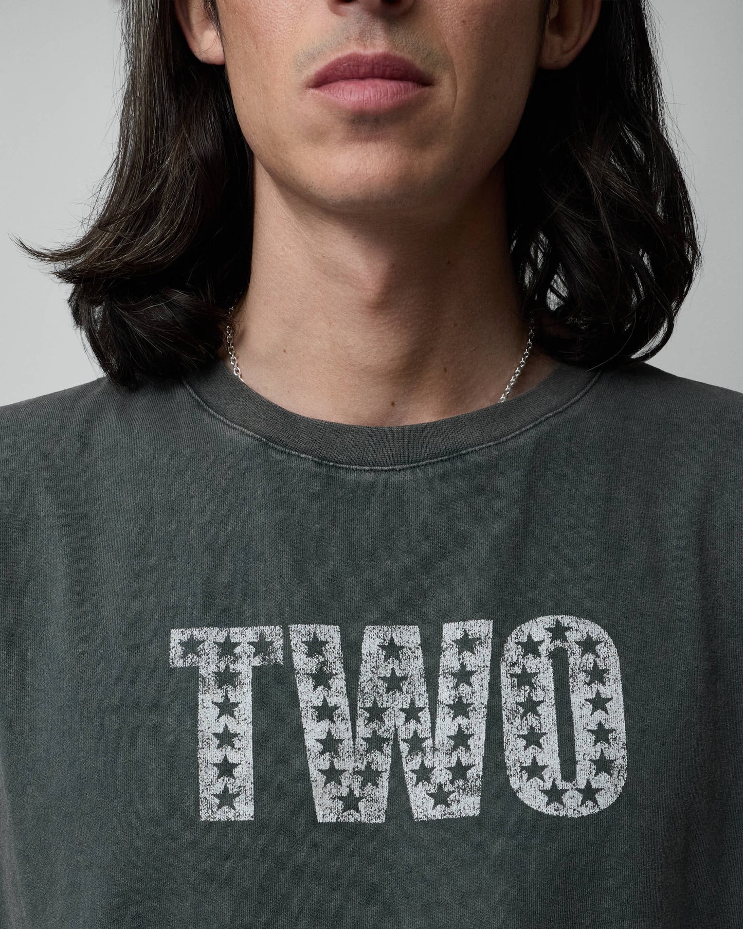 TWO-JEYS Sleeveless Tee Ash