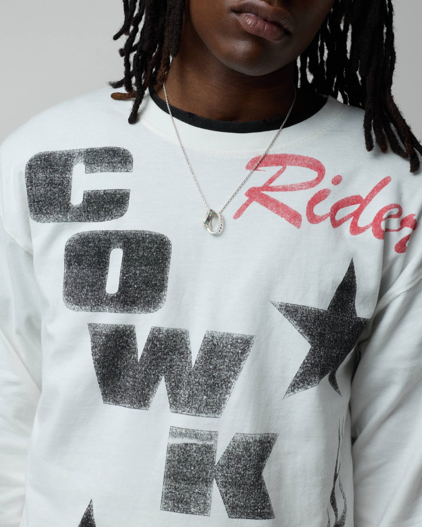 Cowkidz Longlseeve Tee White