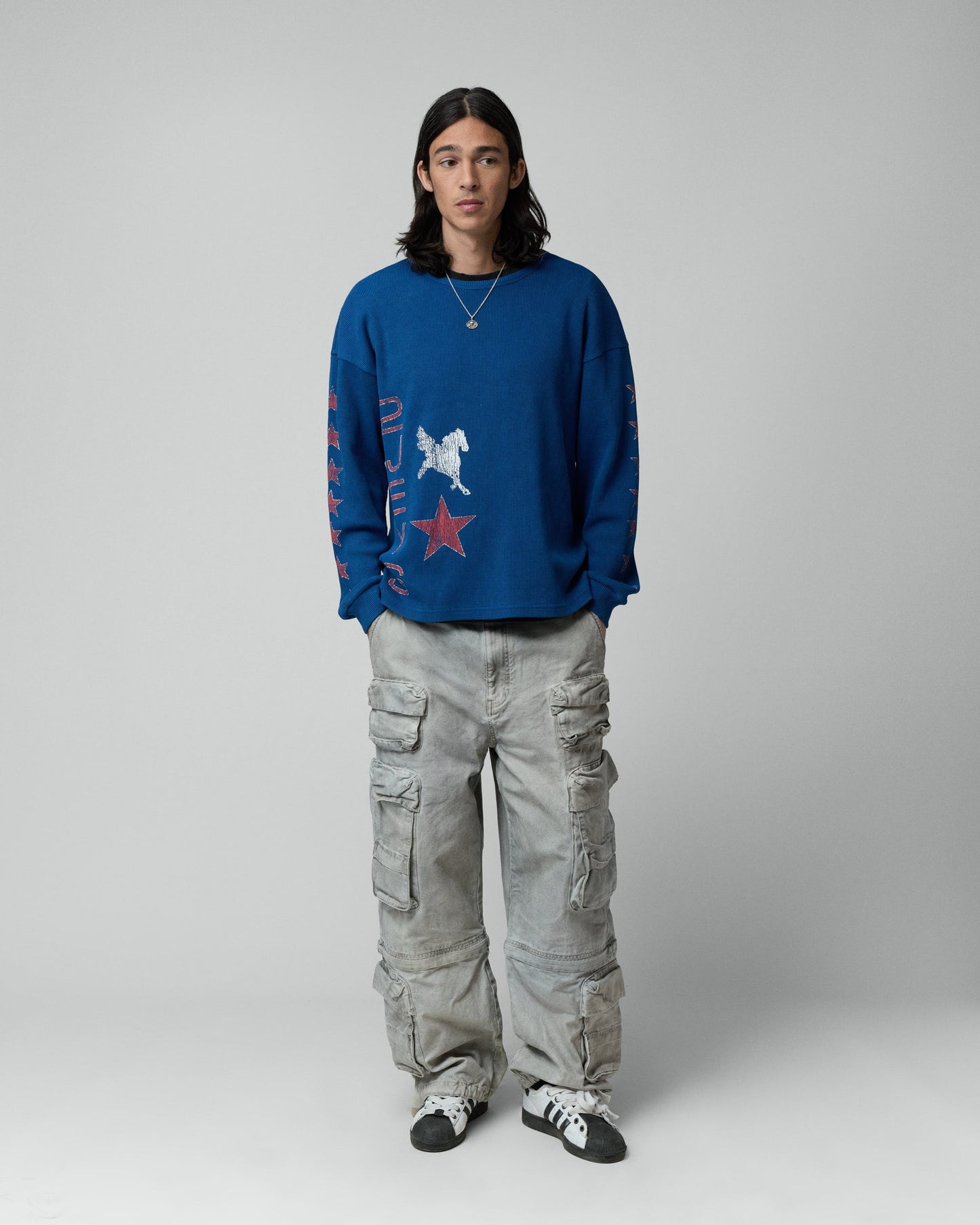 Sterling Waffle Longsleeve Navy