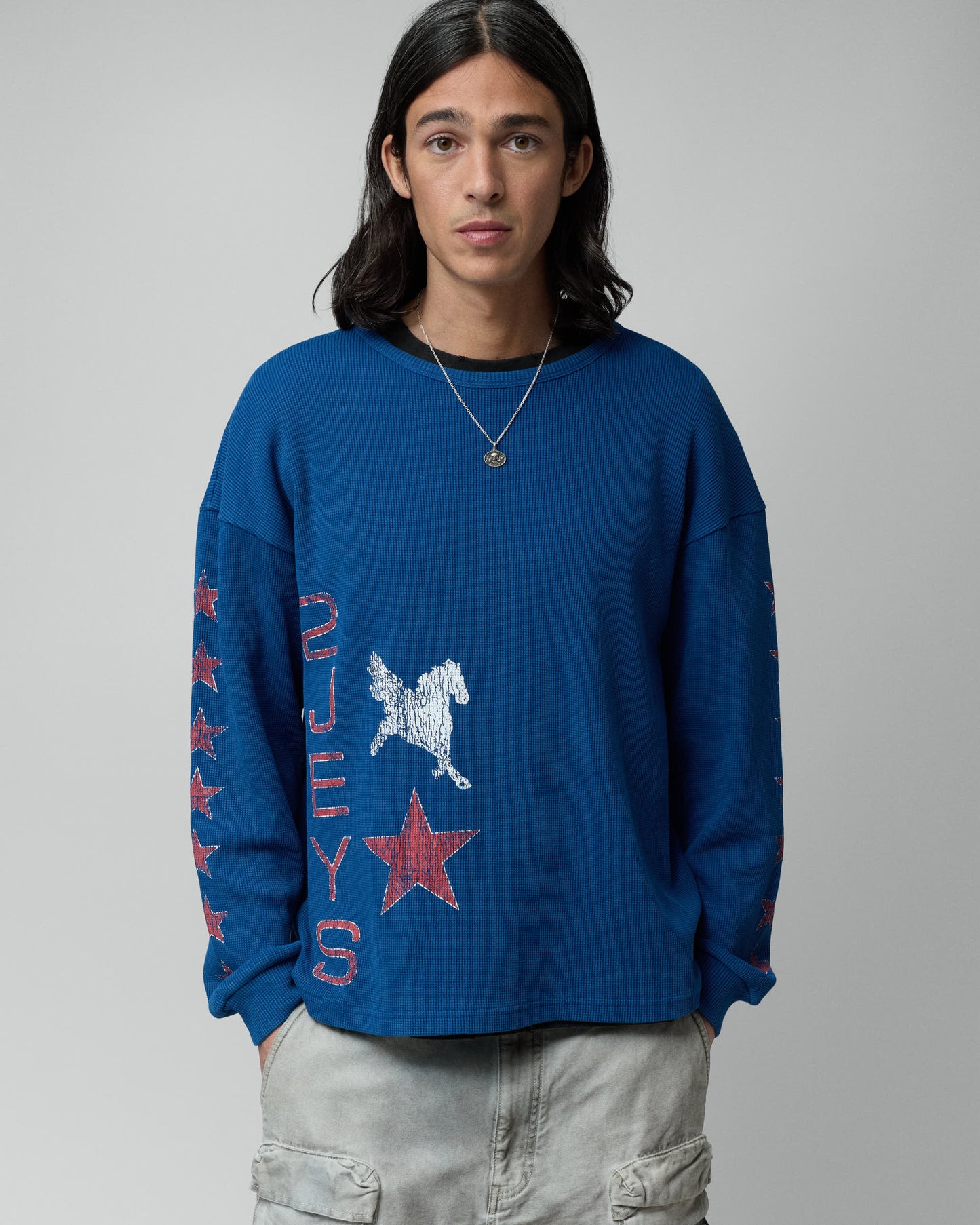 Sterling Waffle Longsleeve Navy
