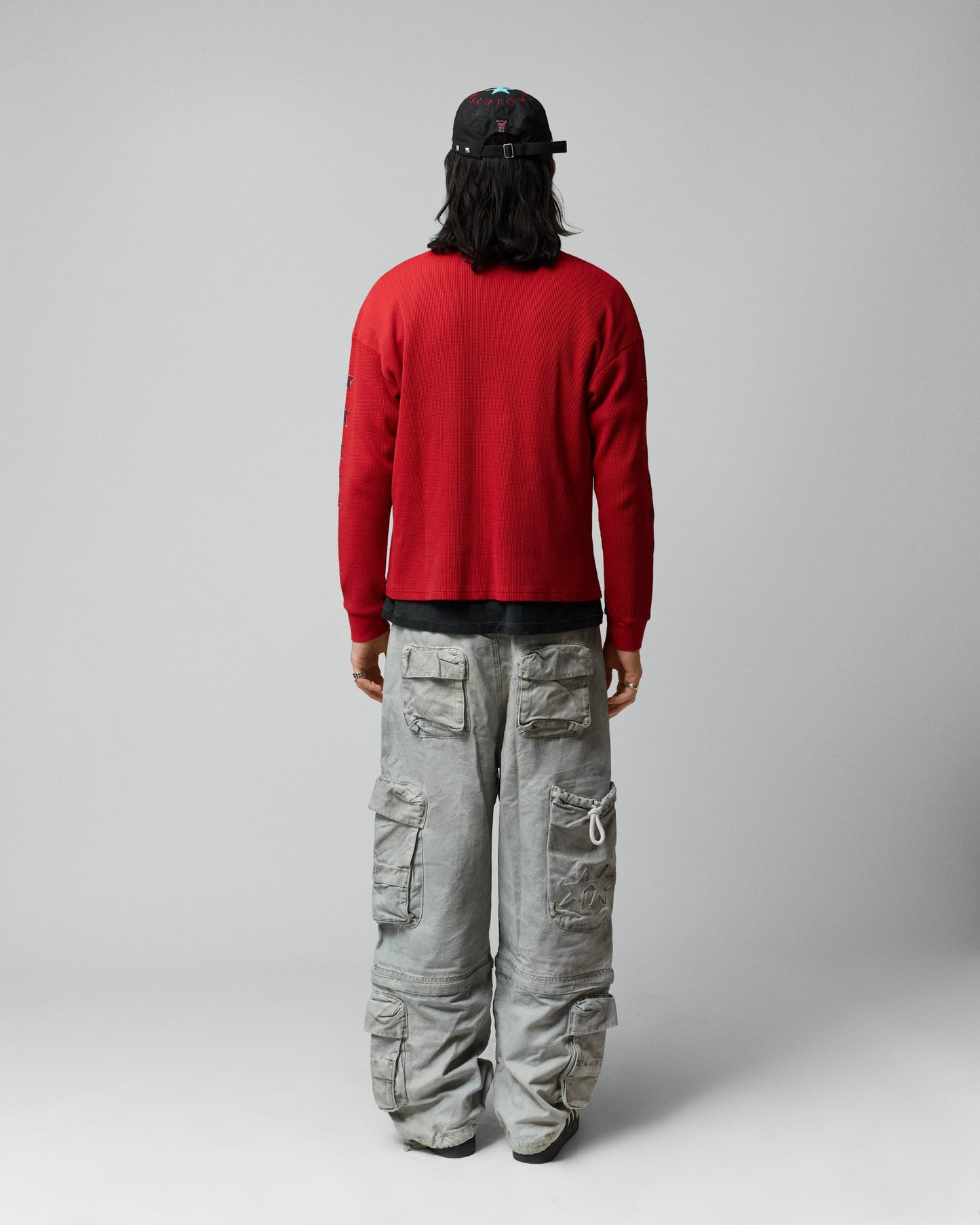 Sterling Waffle Longsleeve Red