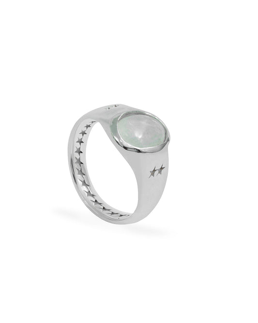 Vertical Moonstone Signet