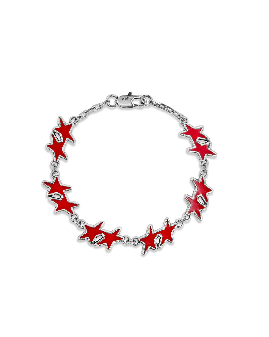 Red Melted Stars Bracelet