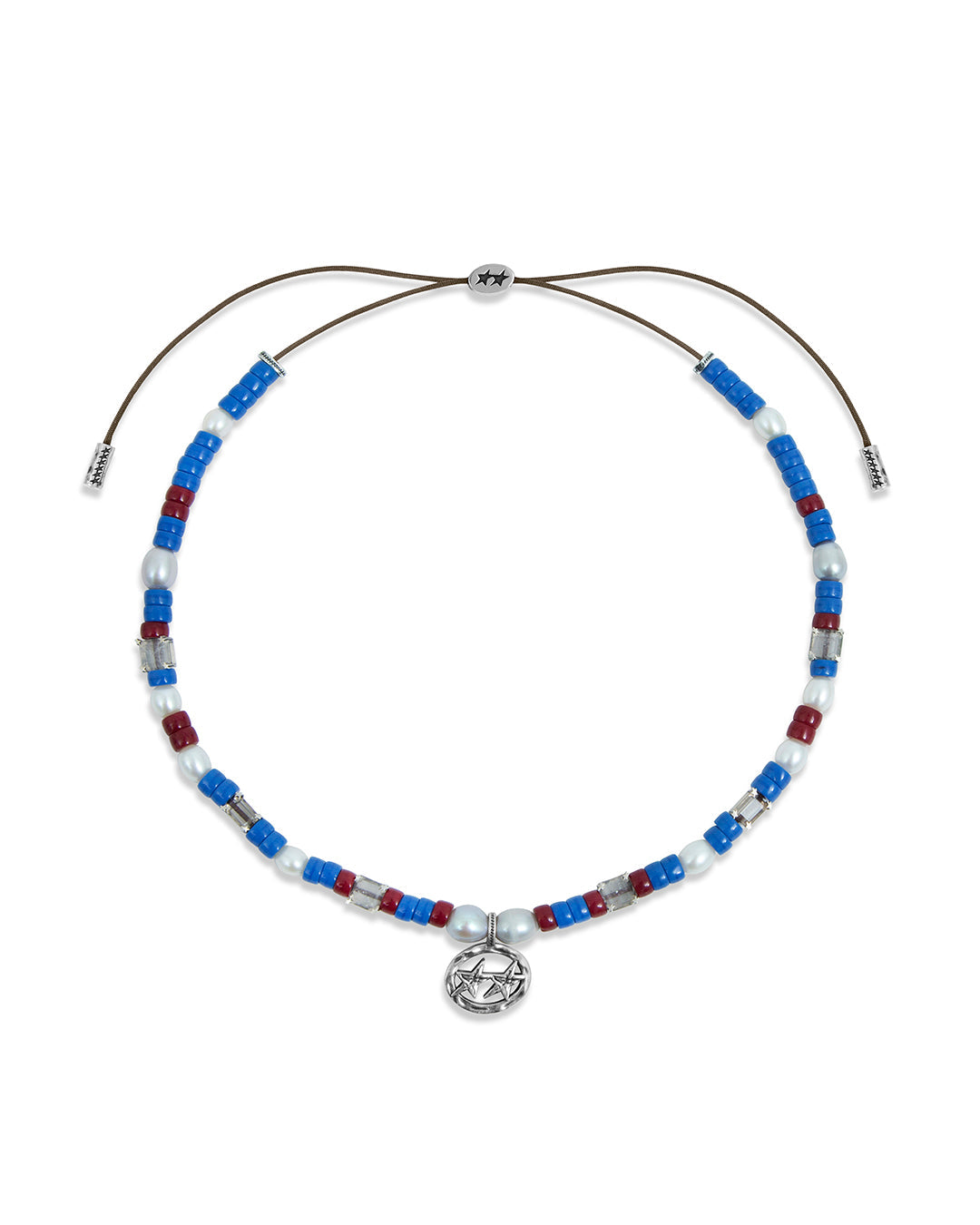 Mediterranean Beaded Superstar Necklace