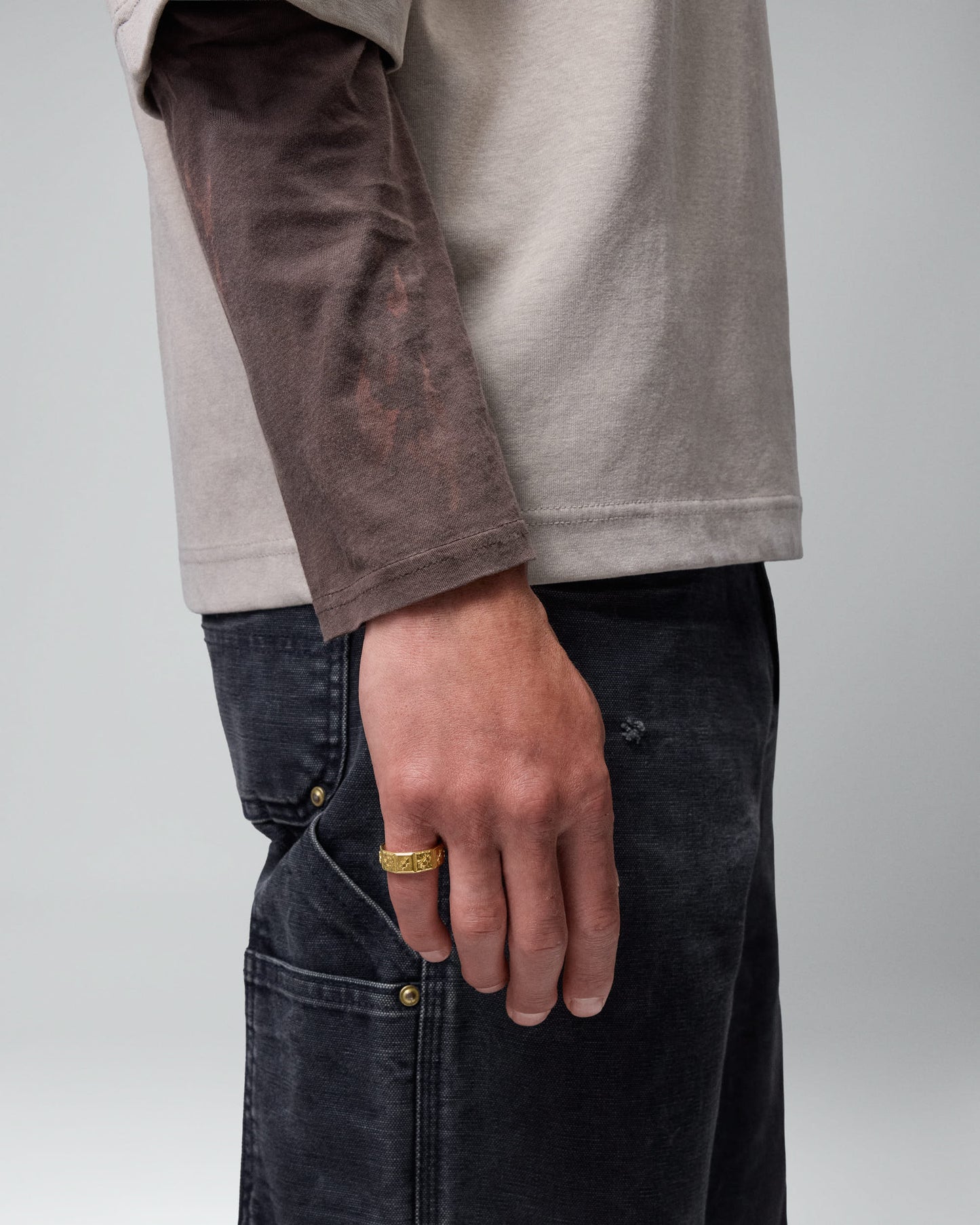 Block Band Ring