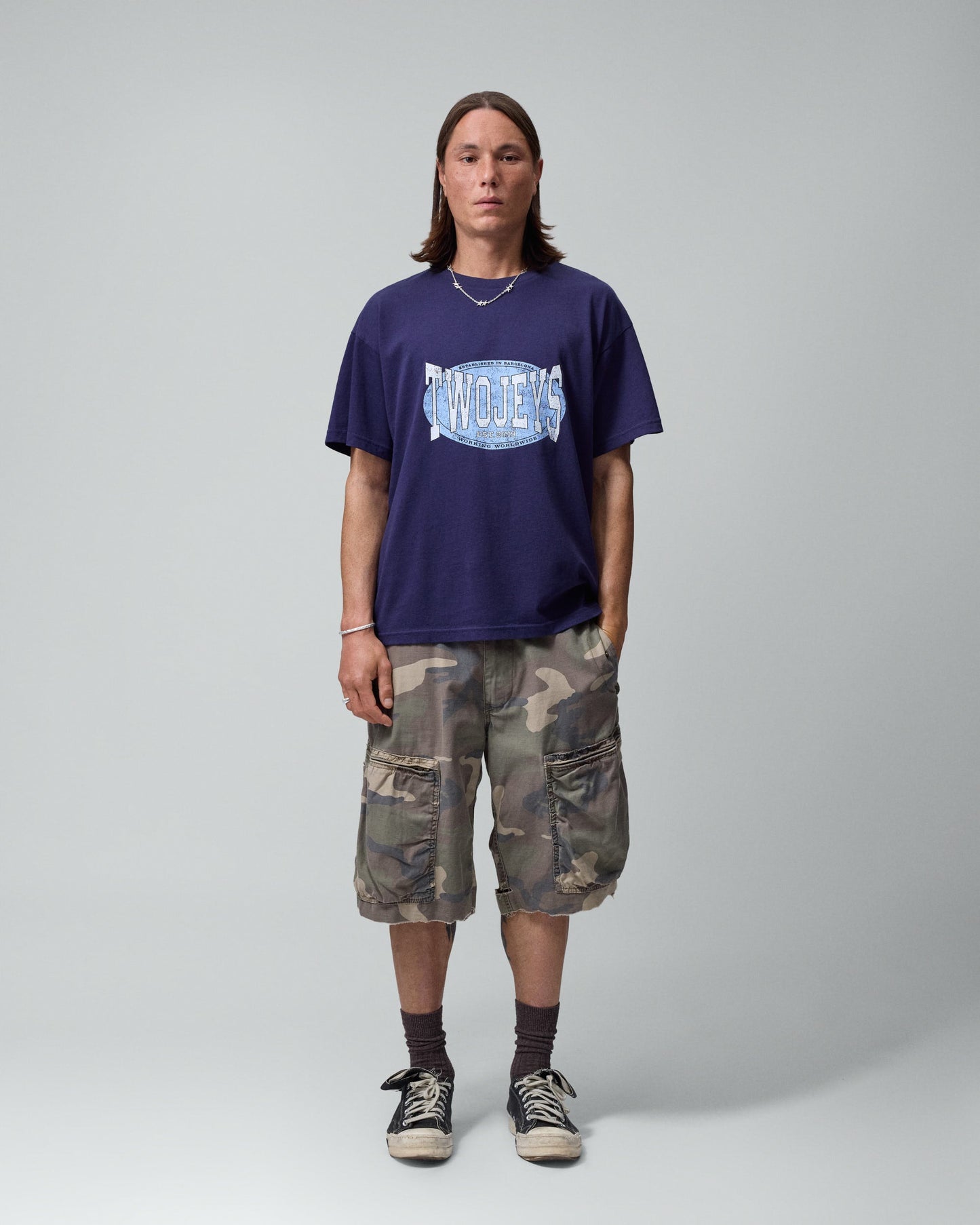 Worldwide Navy Tee
