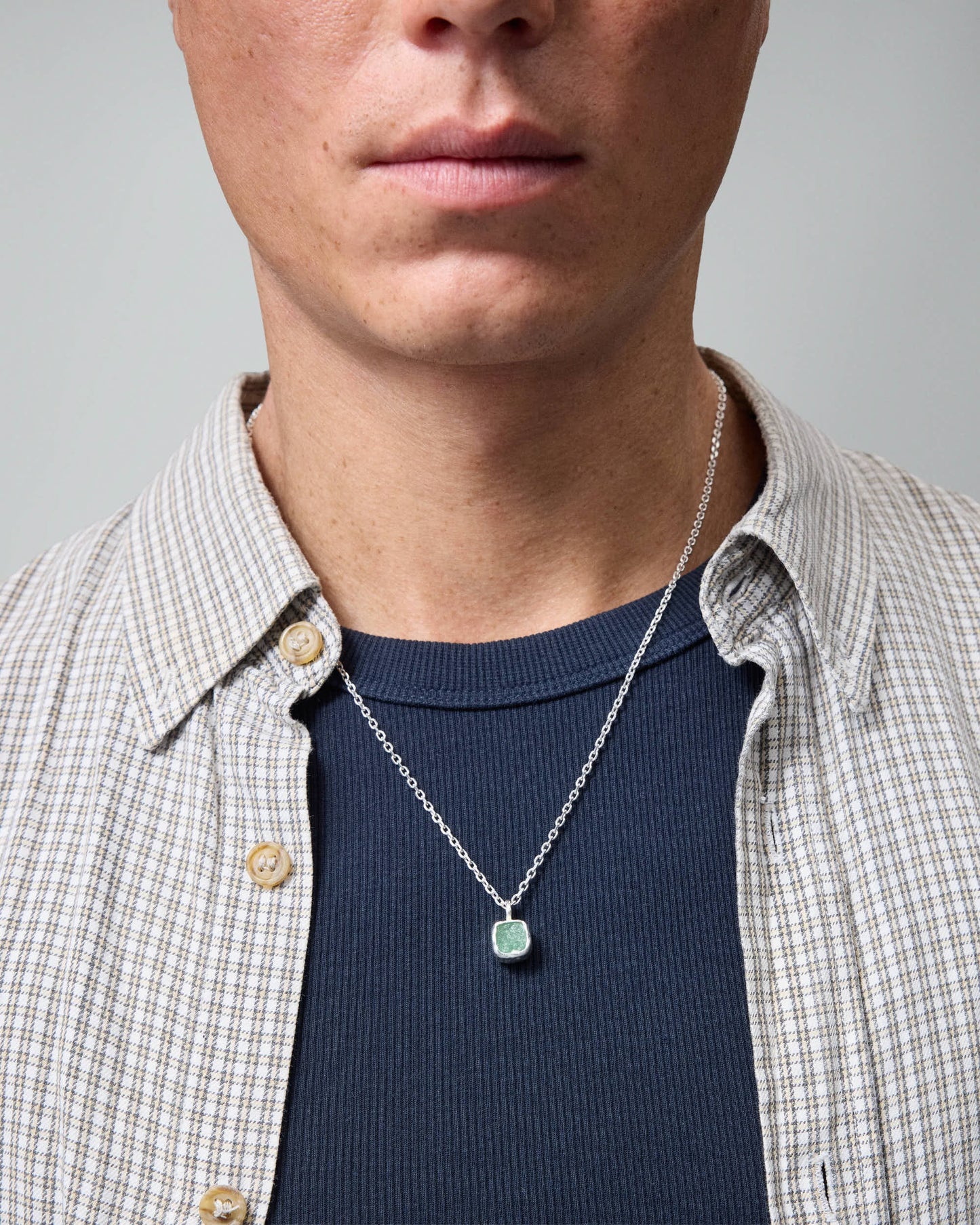 Mini Green Stone Necklace