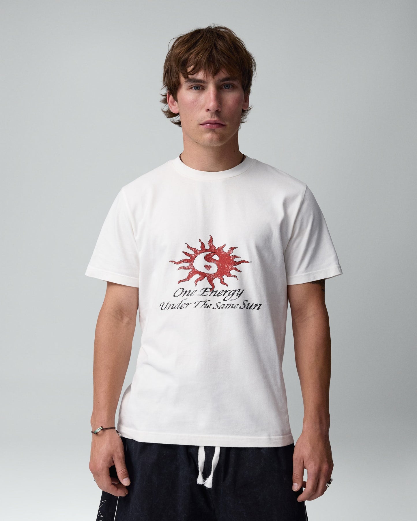 Same Energy White Tee 1D