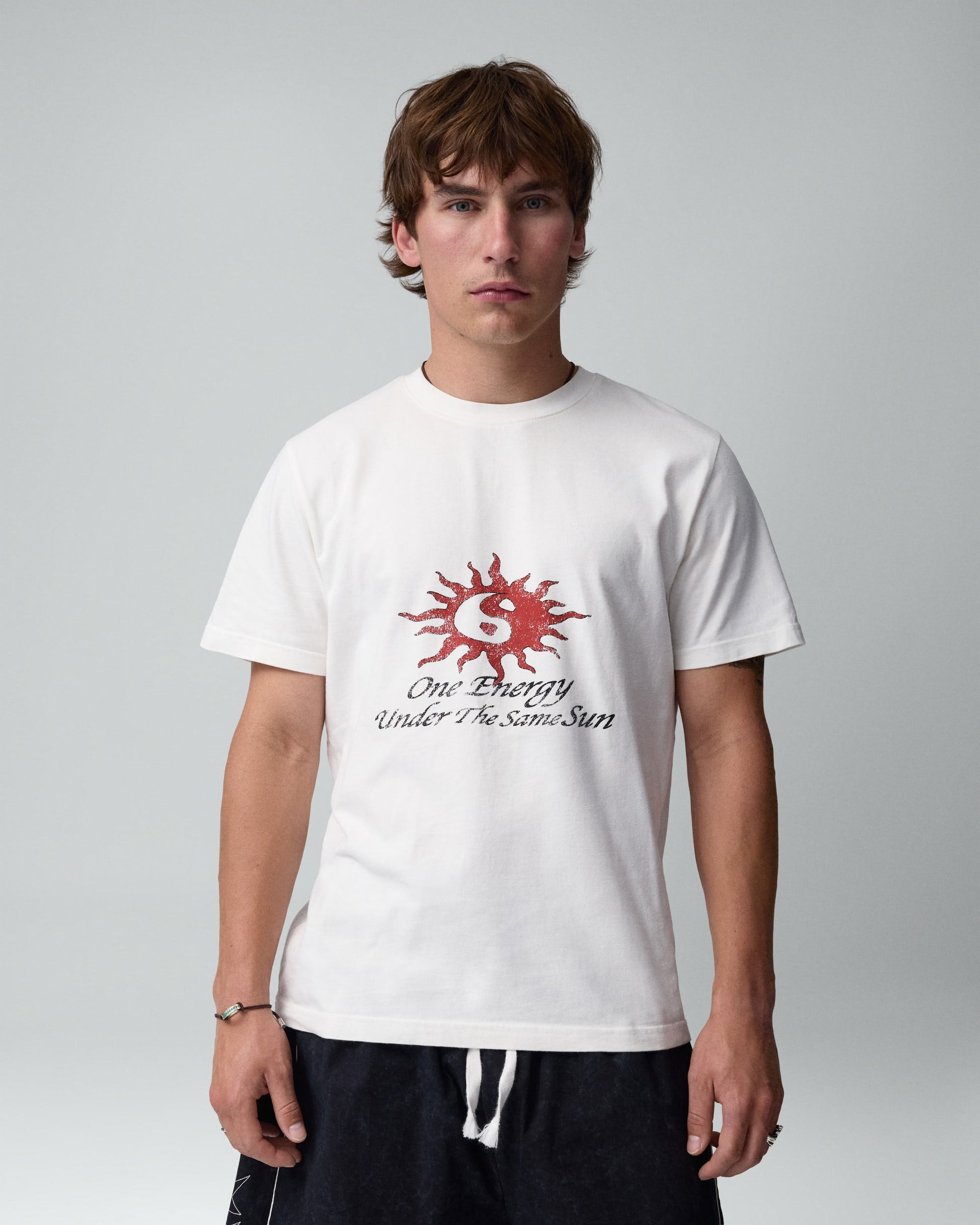 Same Energy White Tee 1D
