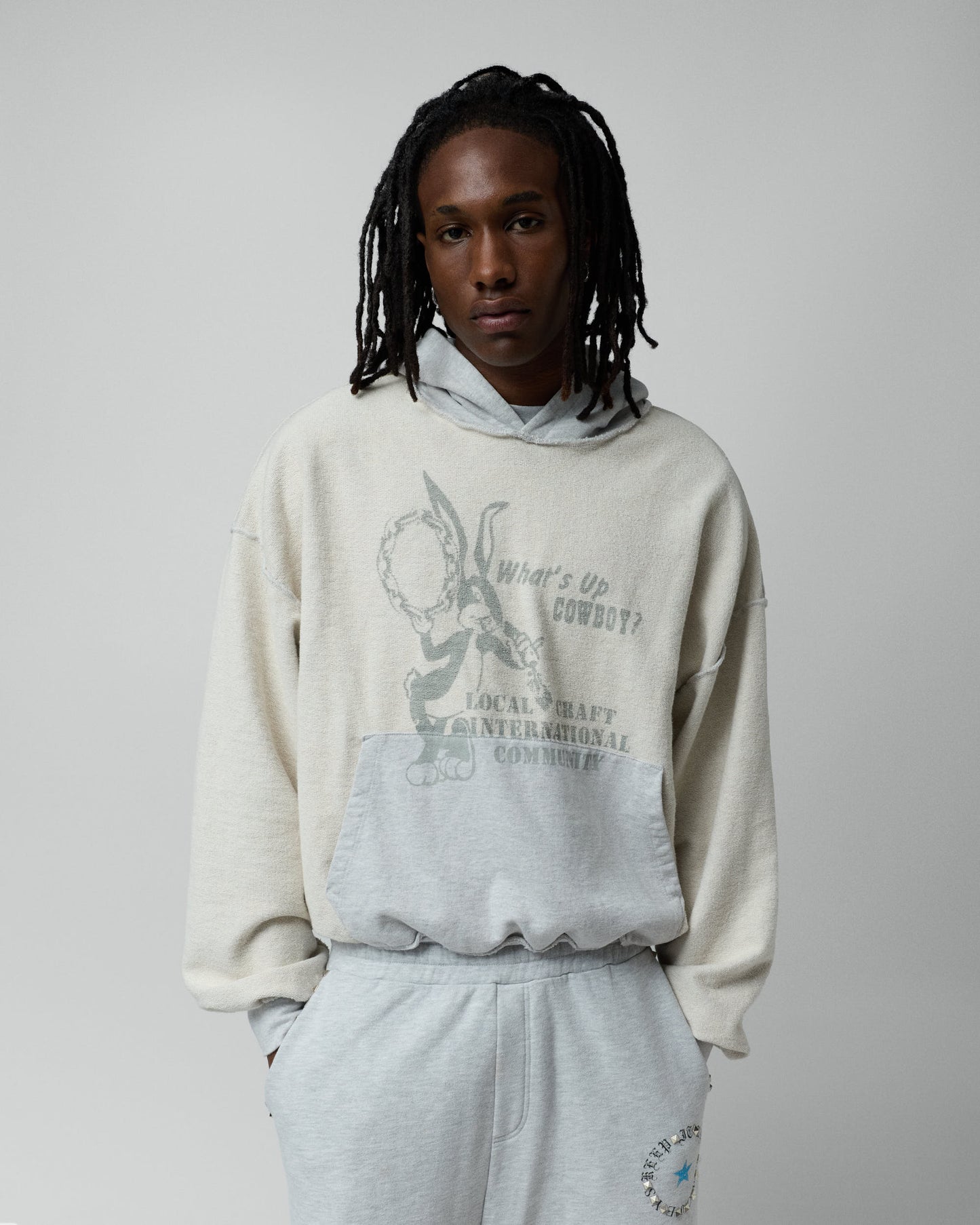 Local Craft Hoodie Grey Melange