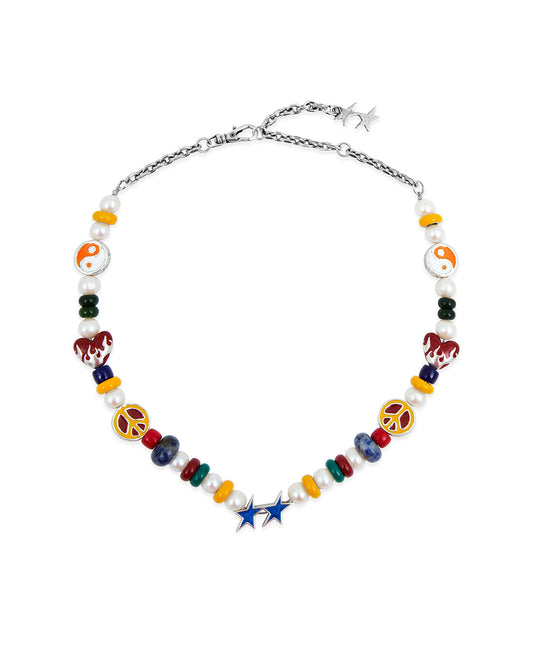 Yin Yang Flame Necklace