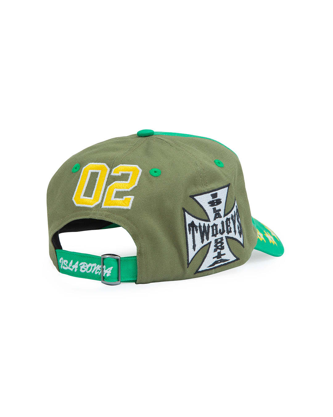 Embroidered Green Dad Cap