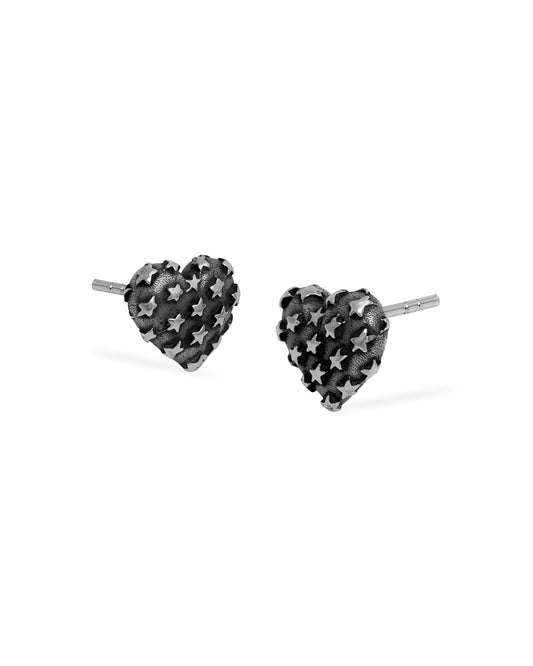 All-over Heart Earring