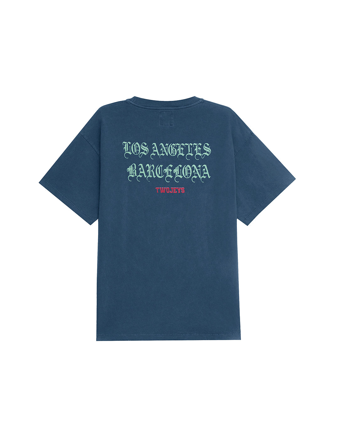 LA-BCN Tee Navy