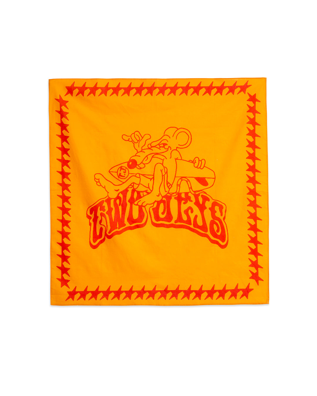Orange Surf Rat Bandana