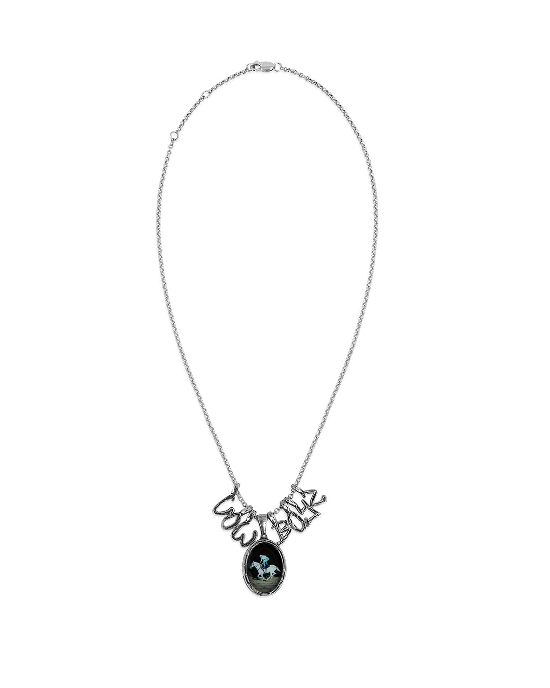 Cowboy Picture Necklace