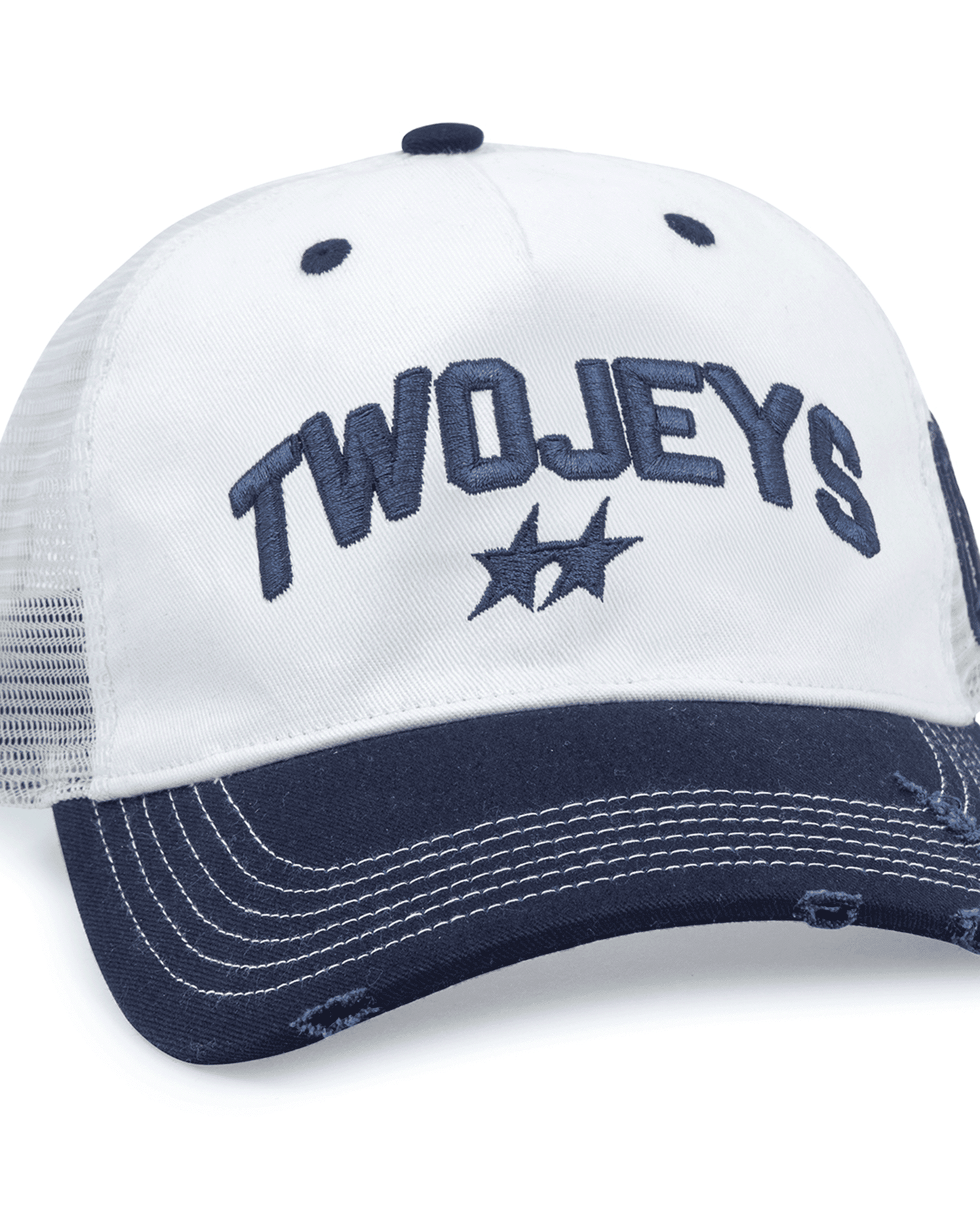 White Icon Trucker