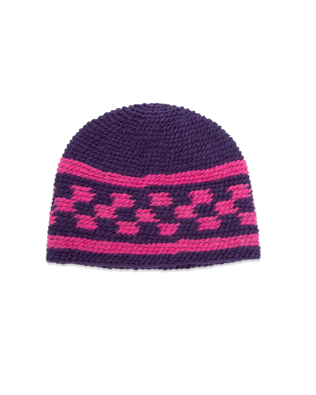 Knit Purple Beanie