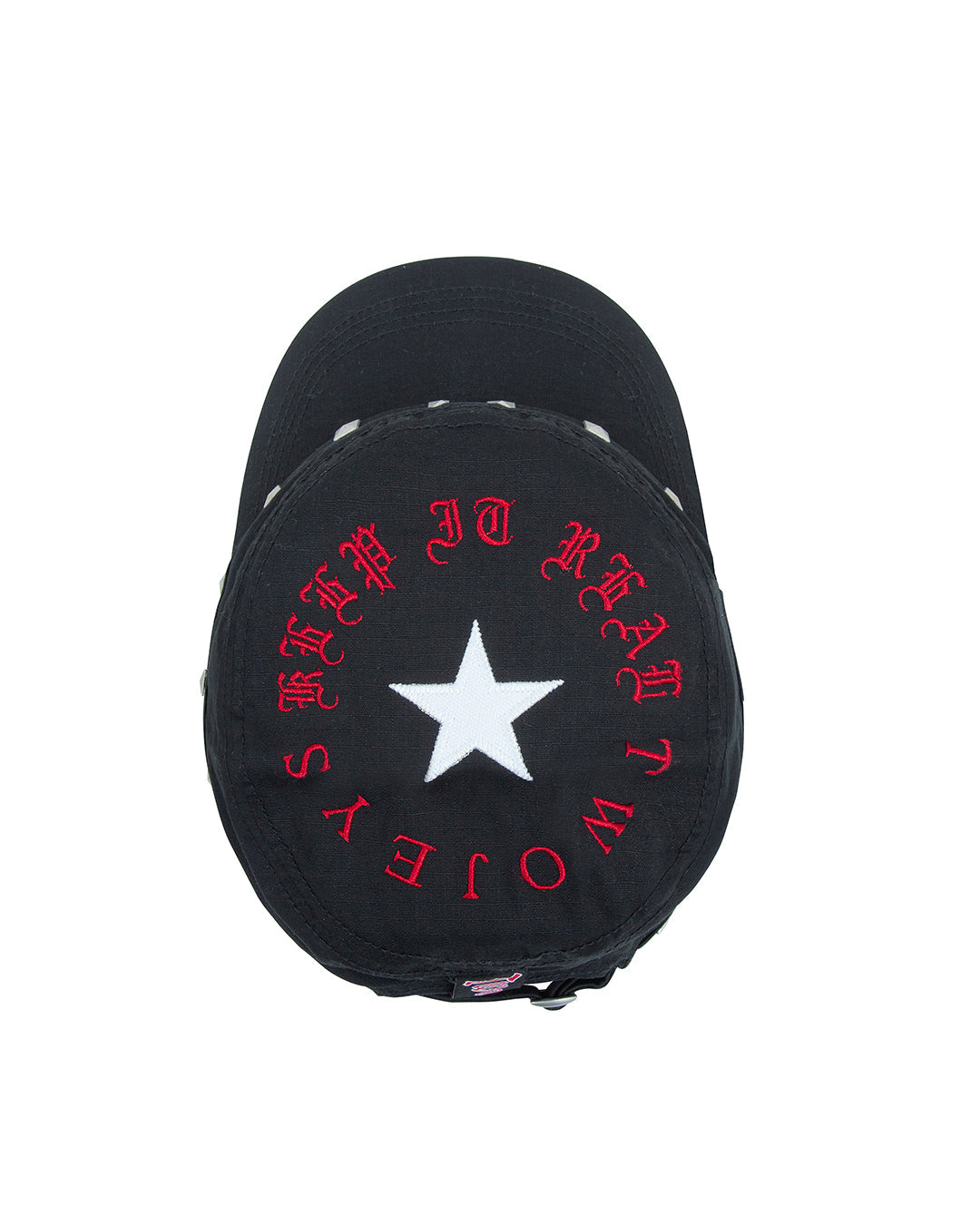 Studded Black Guerrilla Cap