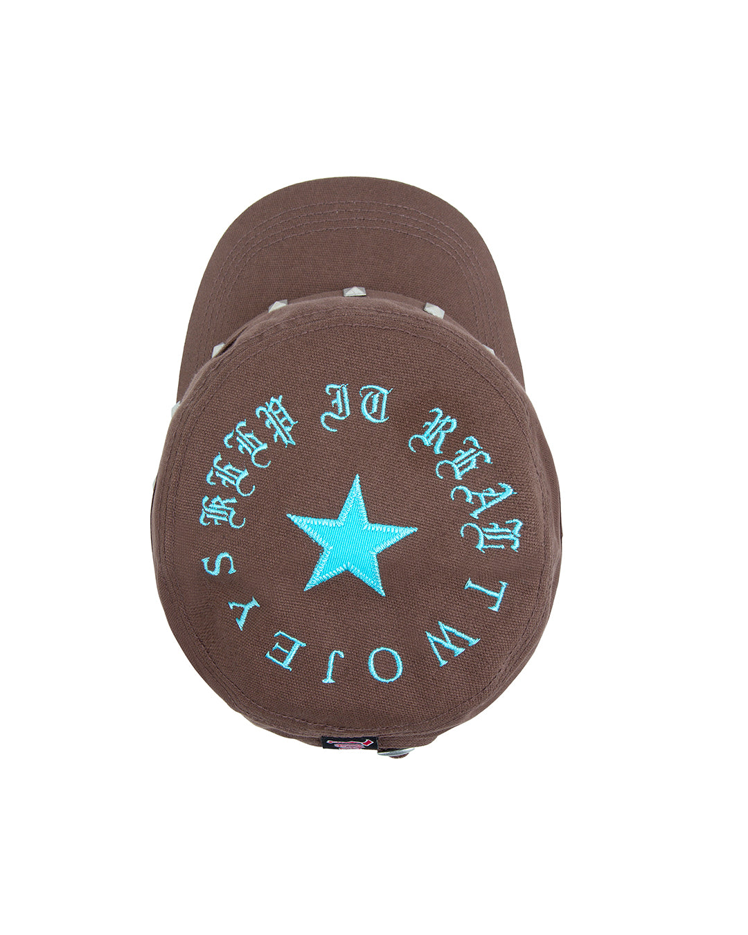 Studded Brown Guerrilla Cap