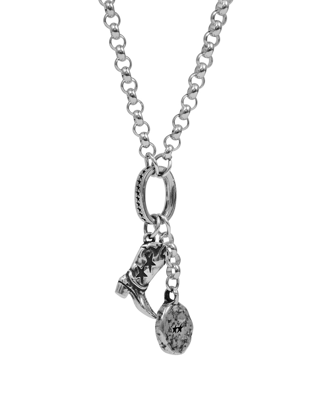 Turquoise Boot Necklace