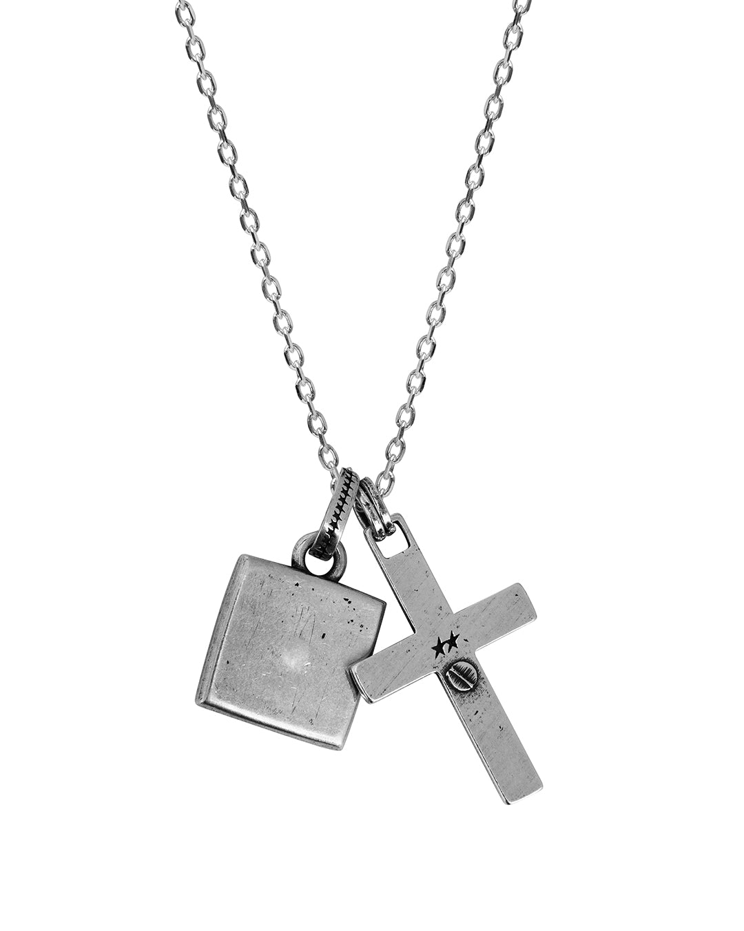 Studded Cross Necklace