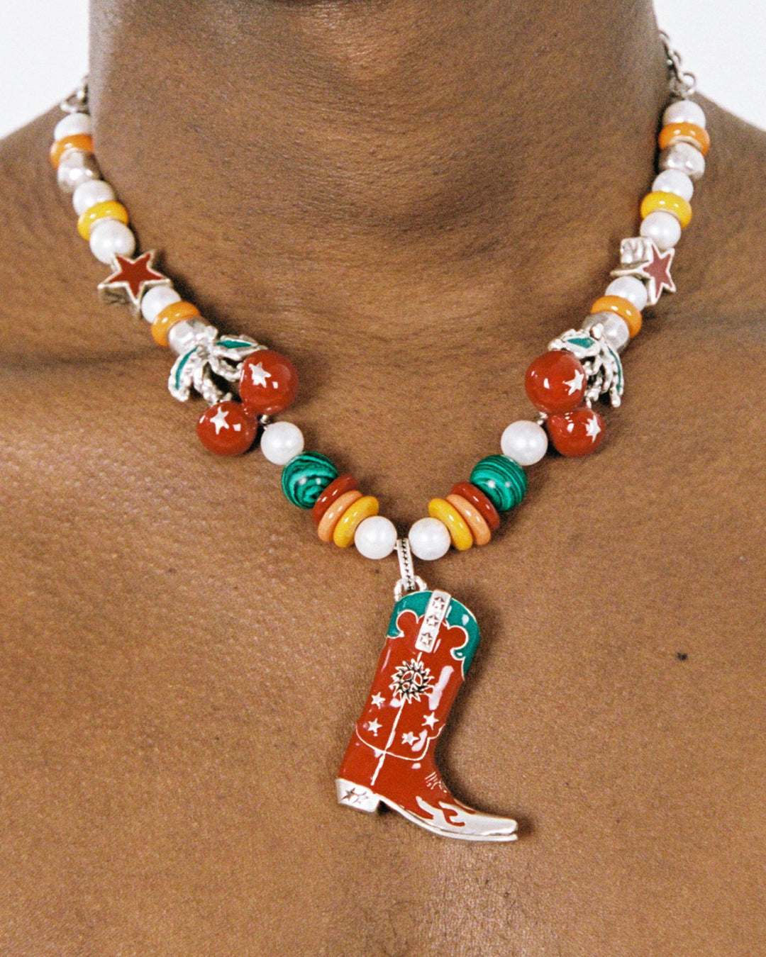 Summer Boot Necklace