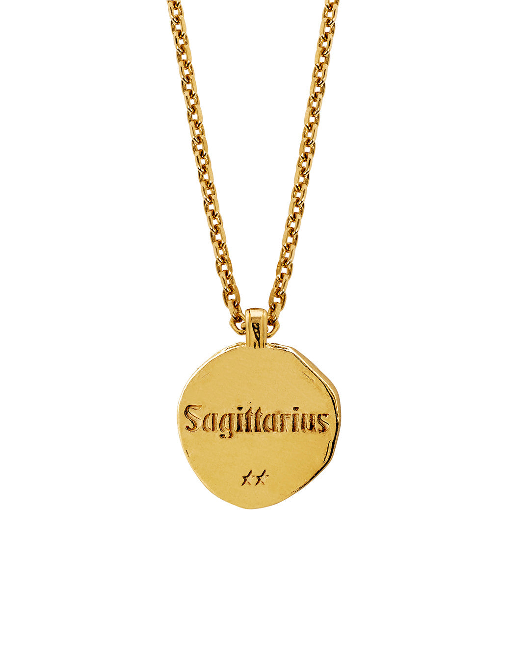 Sagittarius Necklace Gold