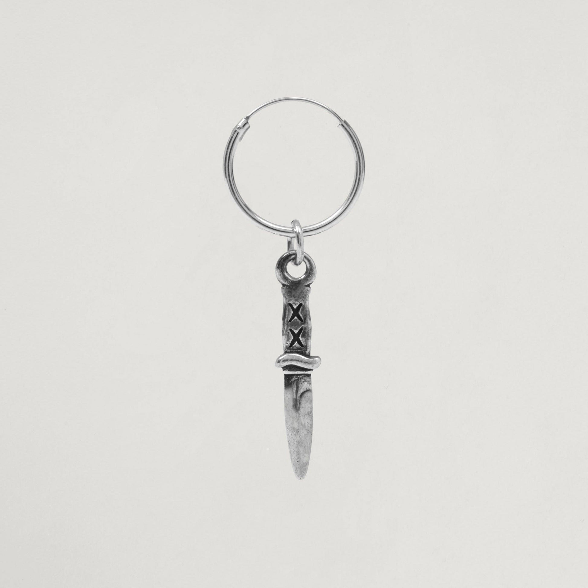 Twojeys earring Bowies knife
