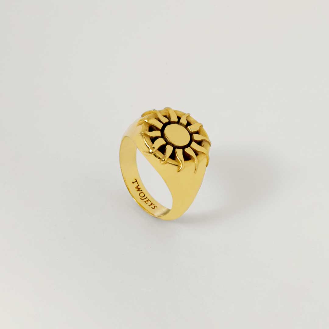 Twojeys rings Organic Sun Ring